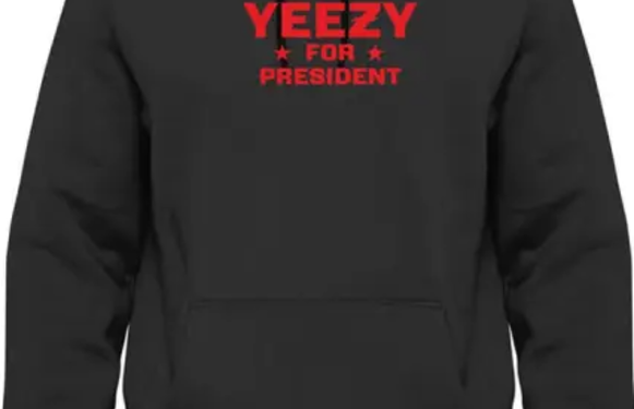 The stylish hoodie with a Kanye West design